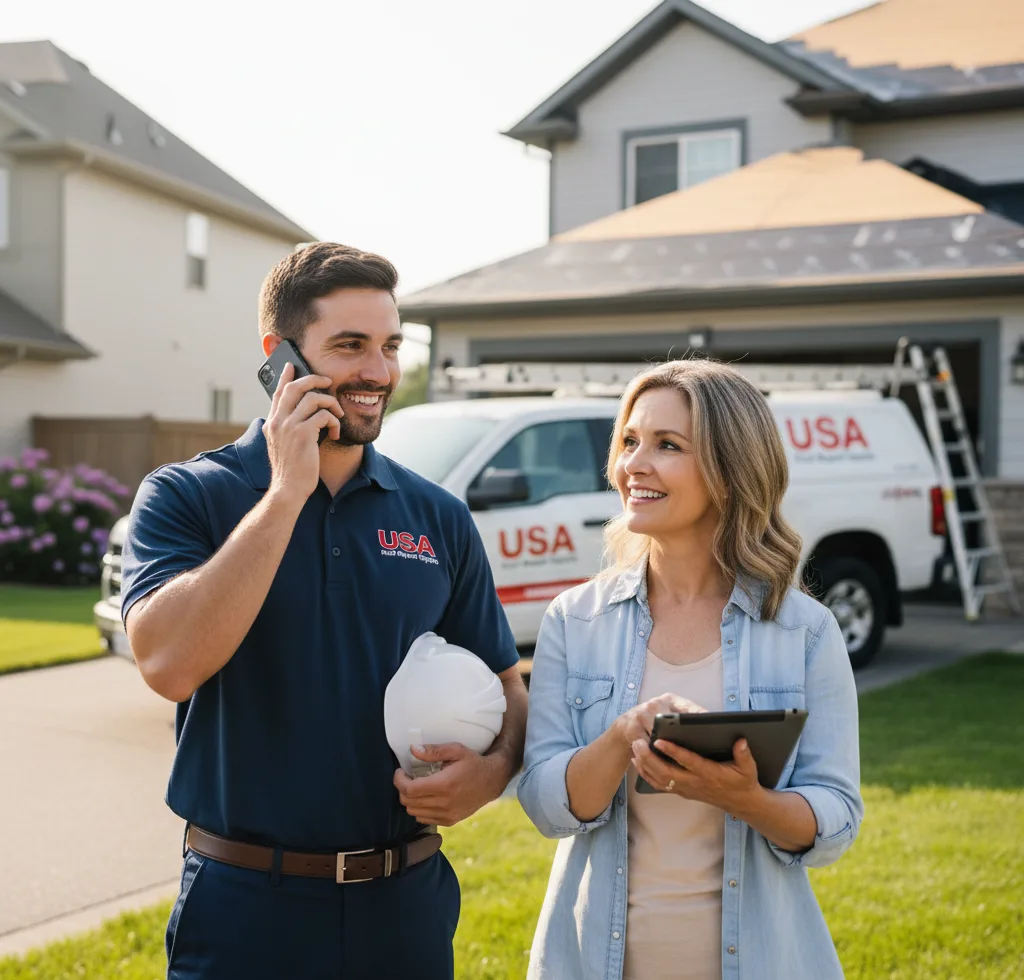 USA Roof Repair Experts customer support in Windsor